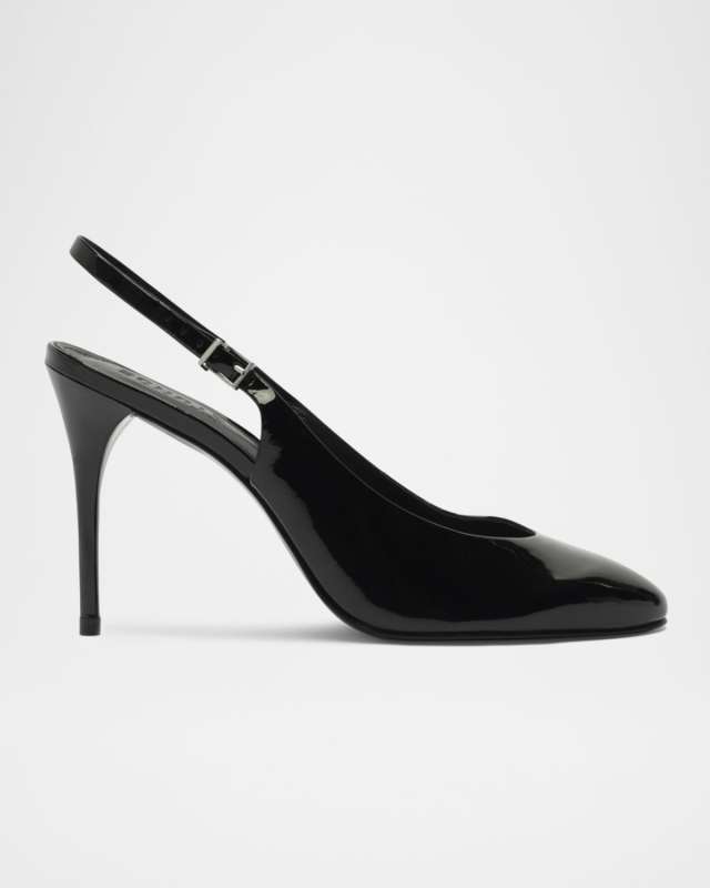 Geraldine Patent Slingback Pumps